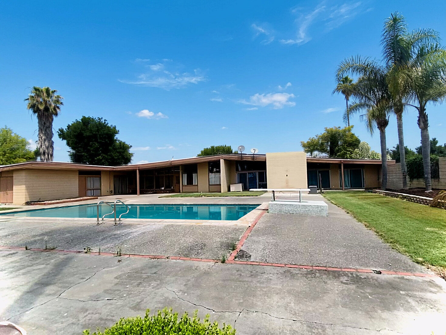 North Davis Heights — pool and back of the house